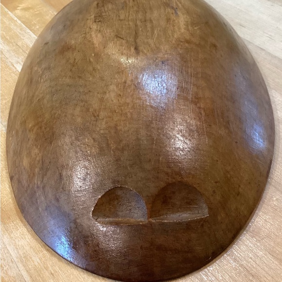 Antique Hand-Chiseled Bread Bowl - Picture 4 of 5